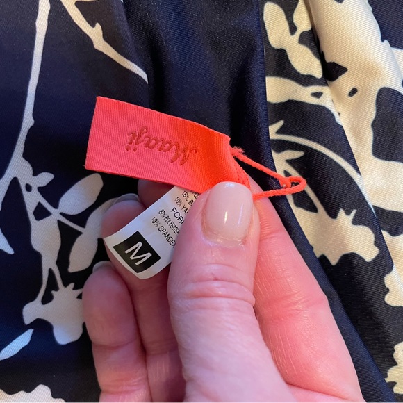 🧡Maaji Women's Standard Tangerine Baobab One Piece Plunge Signature Cut🧡 - Picture 5 of 5